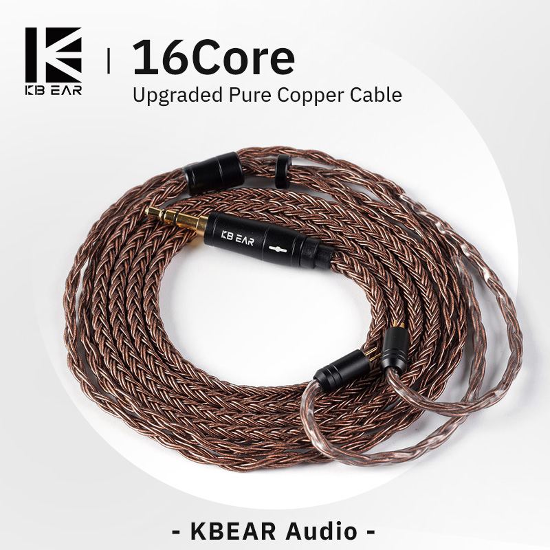 Earphone Foam Tip - KBEAR 16 Core Pure Copper Earphone