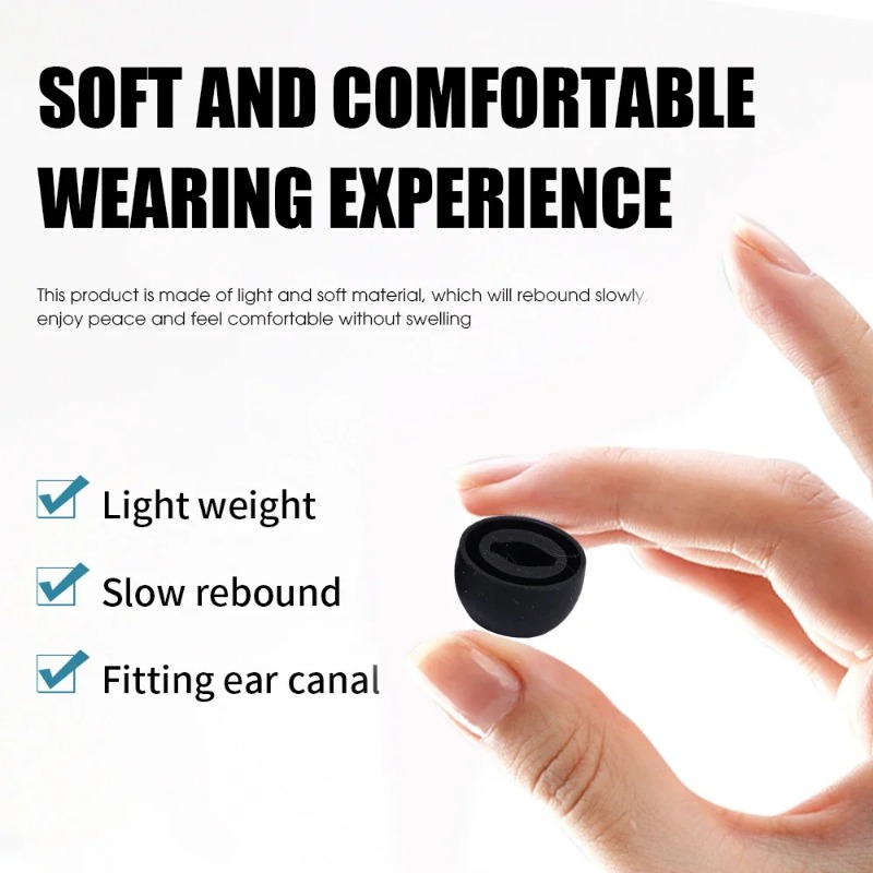 Silicone Ear Tips for Samsung  - огляд і ціна Earphone Foam Tip