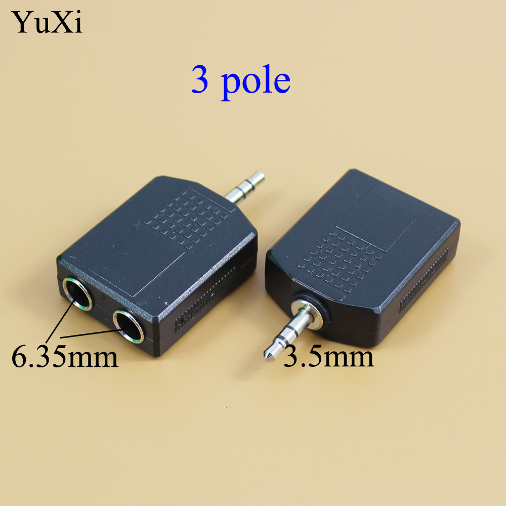 3.5mm/6.35 Female To 2 RCA Mal - огляд і ціна Earphone Splitter Jack